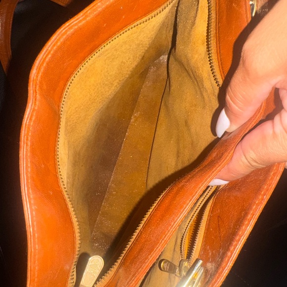 MCM Brown Visetos Monogram Tote with Gold Accents - Picture 5 of 7